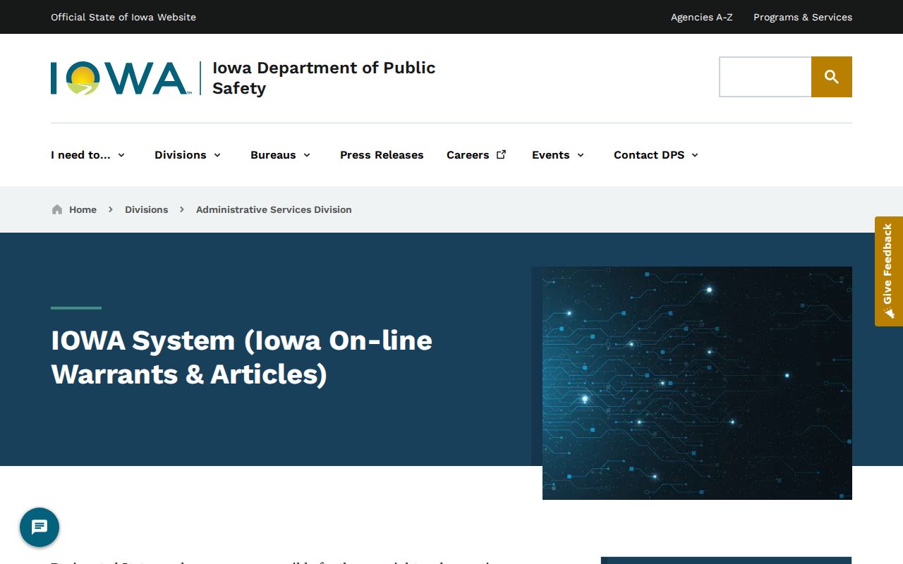 Warren County warrant search and Iowa criminal justice system