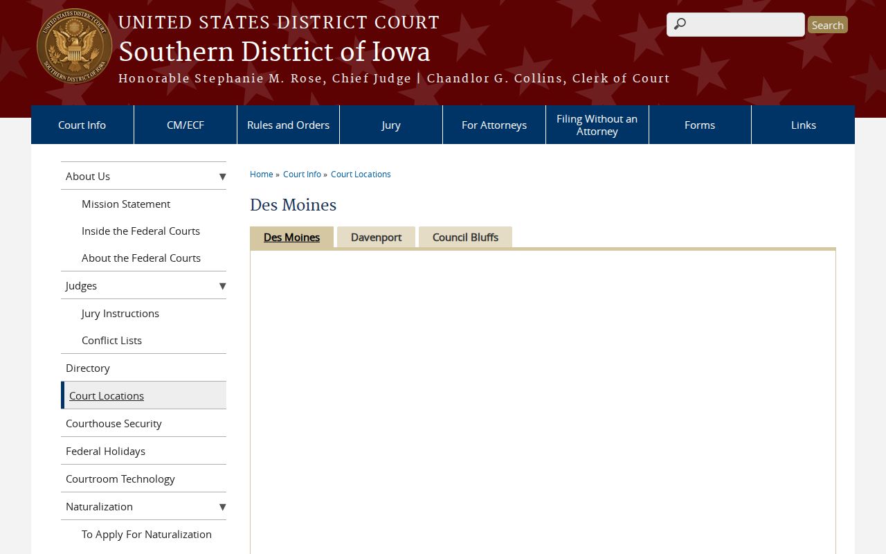 Federal court route for a Warren County arrest warrant question