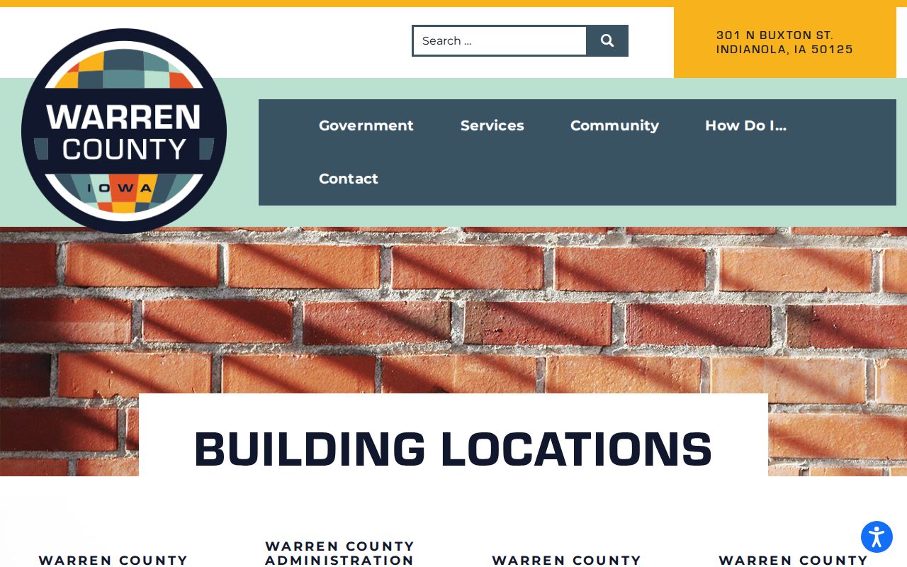 Warren County warrant records office building locations
